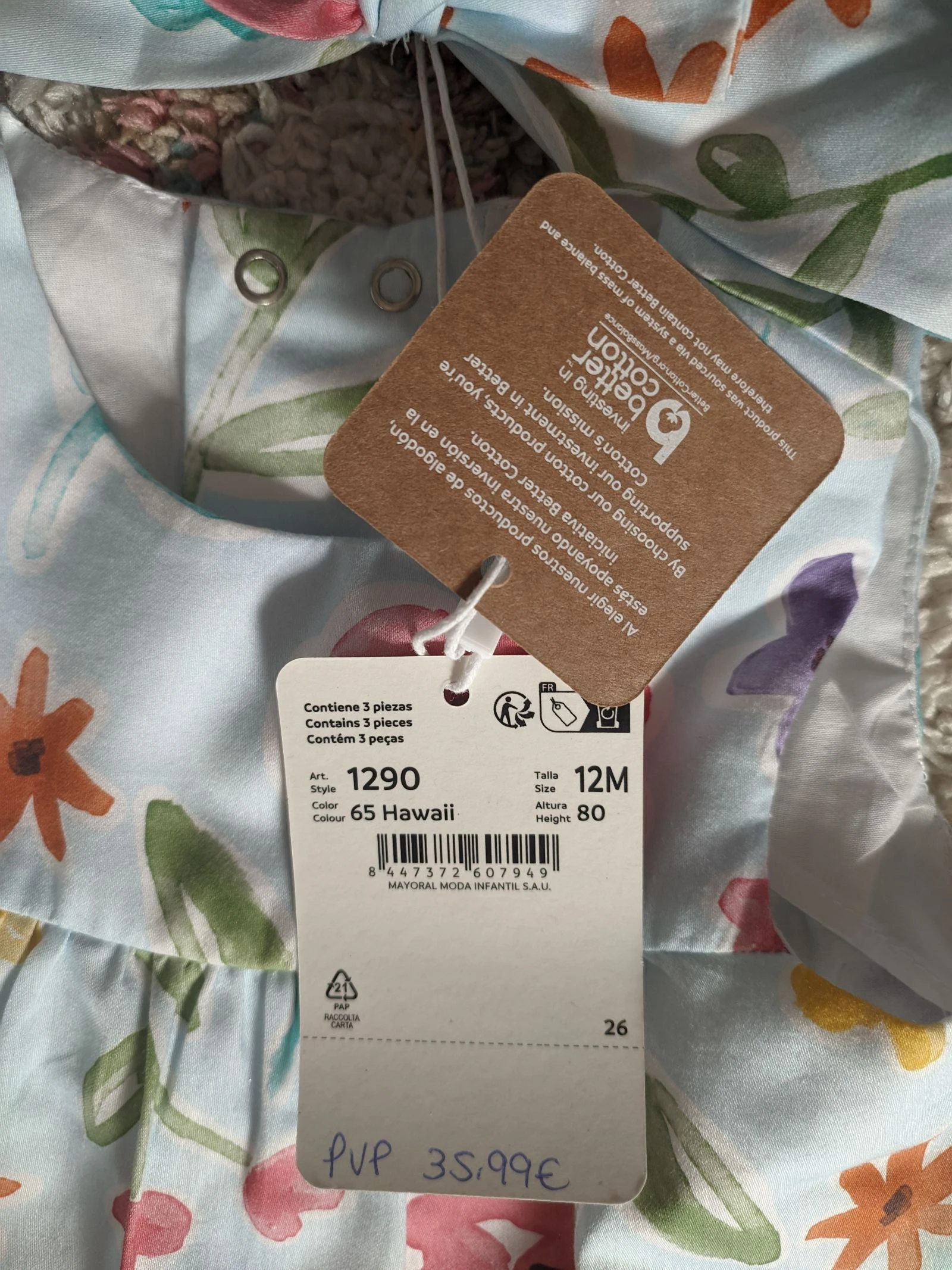 🌸 3-delige set (80cm) - Mayoral – photo 5
